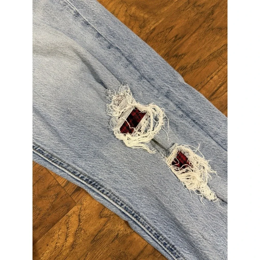 Levi's 541 Jeans Mens 34x34 Blue Rinse Denim Zip Fly Patches